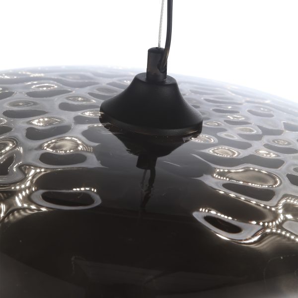 sl6014.403.01-svetilnik-podvesnoj-st-luce-chernyjchernyj-dymchatyj-led-142w-3000k-ripple-4 SL6014.403.01 Светильник подвесной ST-Luce Черный/Черный, Дымчатый LED 1*42W 3000K RIPPLE — изображение 5