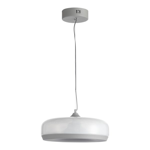 SL6014.503.01 Светильник подвесной ST-Luce Серый/Молочный LED 1*42W 3000K RIPPLE — изображение 2