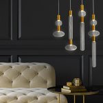 SL6117.203.03 Светильник подвесной ST-Luce Латунь/Золотой, Прозрачный LED 3*3W 3000K TACCHE — изображение 5