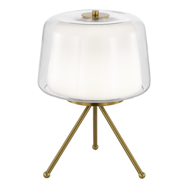 SL6127.304.01 Прикроватная лампа ST-Luce Латунь/Белый, Прозрачный LED 1*16W 3000K PANDORA — изображение 4