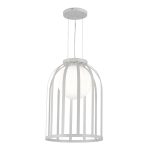 SL6129.503.01 Светильник подвесной ST-Luce Белый/Белый E27 1*60W NORDIC