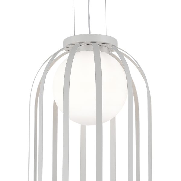 SL6129.503.01 Светильник подвесной ST-Luce Белый/Белый E27 1*60W NORDIC — изображение 3