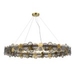 SL6133.313.16 Светильник подвесной ST-Luce Латунь/Дымчатый G9 LED 16*5W 4000K SWATCH — изображение 2