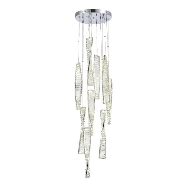 SL6205.103.09 Светильник подвесной ST-Luce Хром/Прозрачный LED 1*99W 4000K ELICA — изображение 2