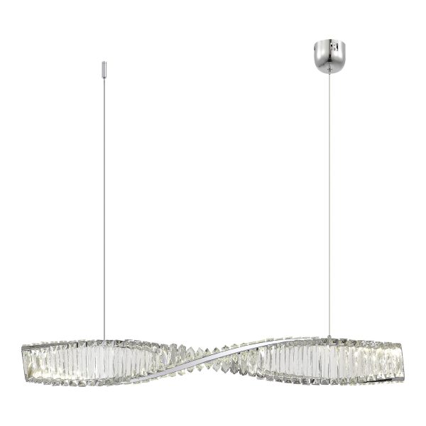 SL6205.113.01 Светильник подвесной ST-Luce Хром/Прозрачный LED 1*21W 4000K ELICA — изображение 2