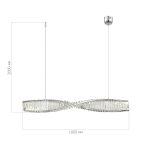 SL6205.113.01 Светильник подвесной ST-Luce Хром/Прозрачный LED 1*21W 4000K ELICA — изображение 5