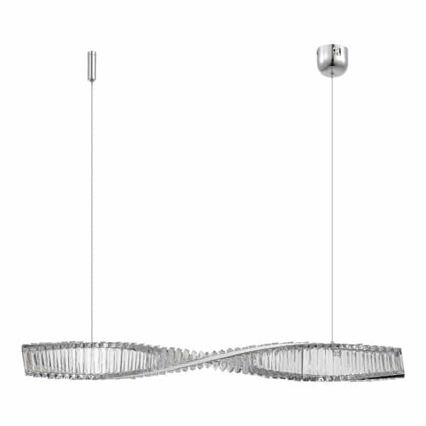 SL6205.123.01 Светильник подвесной ST-Luce Хром/Прозрачный LED 1*25W 4000K ELICA — изображение 3