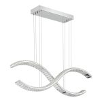 SL6206.103.44 Светильник подвесной ST-Luce Хром/Прозрачный LED 1*44W 3000K ACENO — изображение 2