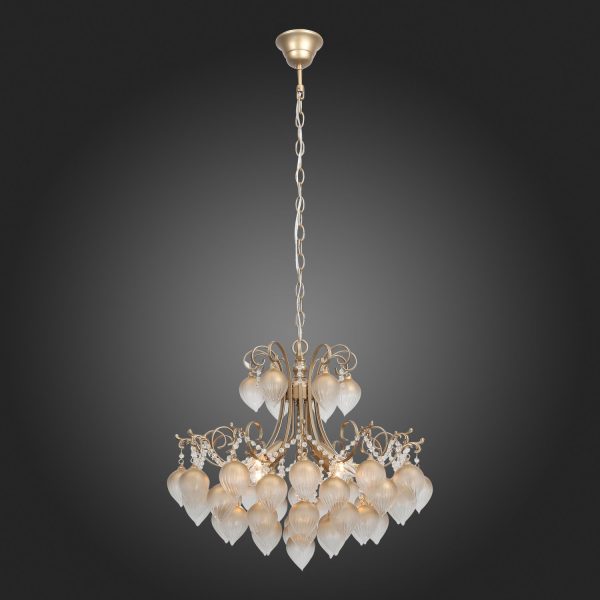 SL659.303.04 Люстра подвесная ST-Luce Золотистый/Золотистый E14 4*40W — изображение 2