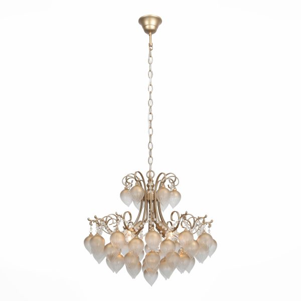 SL659.303.04 Люстра подвесная ST-Luce Золотистый/Золотистый E14 4*40W — изображение 3