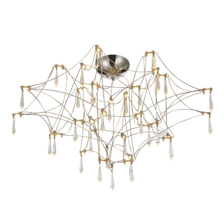 SL6601.102.78 Светильник потолочный ST-Luce Хром/Прозрачный LED 78*0