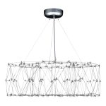 SL6602.103.72 Светильник подвесной ST-Luce Хром/Прозрачный LED 1*72W 4000K GRAVETTA