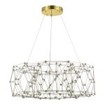 SL6602.203.48 Светильник подвесной ST-Luce Золотистый/Прозрачный LED 1*48W 4000K GRAVETTA — изображение 2