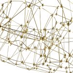 SL6602.203.48 Светильник подвесной ST-Luce Золотистый/Прозрачный LED 1*48W 4000K GRAVETTA — изображение 3