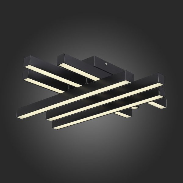 SL933.402.06 Люстра потолочная ST-Luce Черный/Белый,Черный LED 1*36W 3000K/4000K/6000K SAMENTO — изображение 5