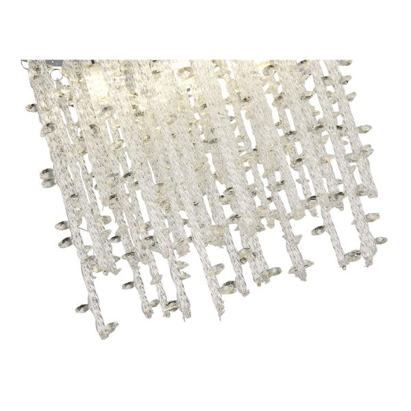 SLE103302-05 Светильник потолочный Хром/Прозрачный G9 LED 5*3W LUCCHIO — изображение 5