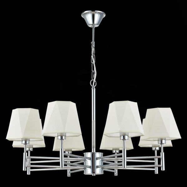 SLE105403-08 Светильник потолочный Хром/Белый E14 8*40W LAGORO — изображение 4