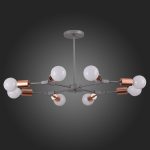 SLE106403-08 Светильник потолочный Серый, Розовое золото E27 8*60W PALARE — изображение 5