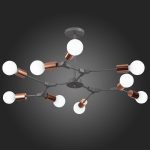 Розовое золото E27 9*60W PALARE