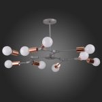 SLE106403-09 Светильник потолочный Серый, Розовое золото E27 9*60W PALARE — изображение 5