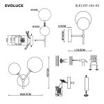SLE1107-101-02 Светильник настенный Хром/Белый, Серый G9 LED 2*5W 4000K MALTE — изображение 5