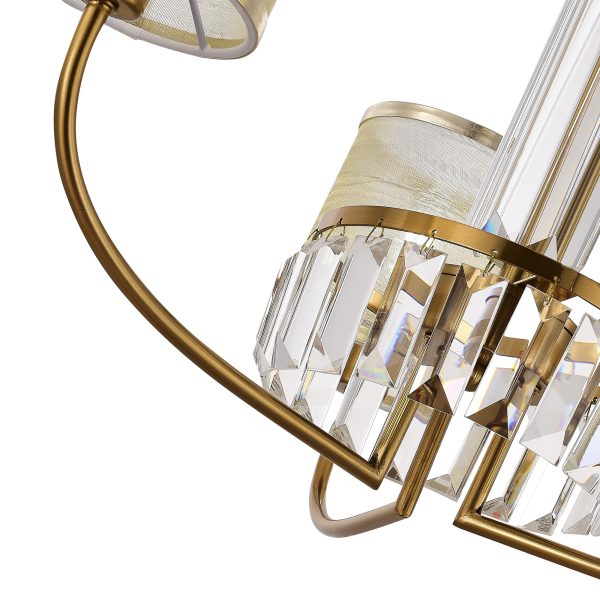 SLE1119-303-03 Светильник подвесной Латунь/Шампань E14 3*40W ELLISSE — изображение 3