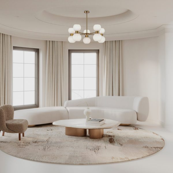 SLE1138-301-02 Светильник настенный Латунь/Белый E27 2*60W THONET — изображение 5