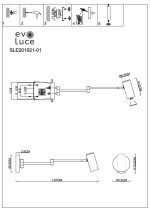 SLE201021-01 Светильник настенный Латунь/Латунь GU10 LED 1*5W 4000K ZOOM — изображение 5