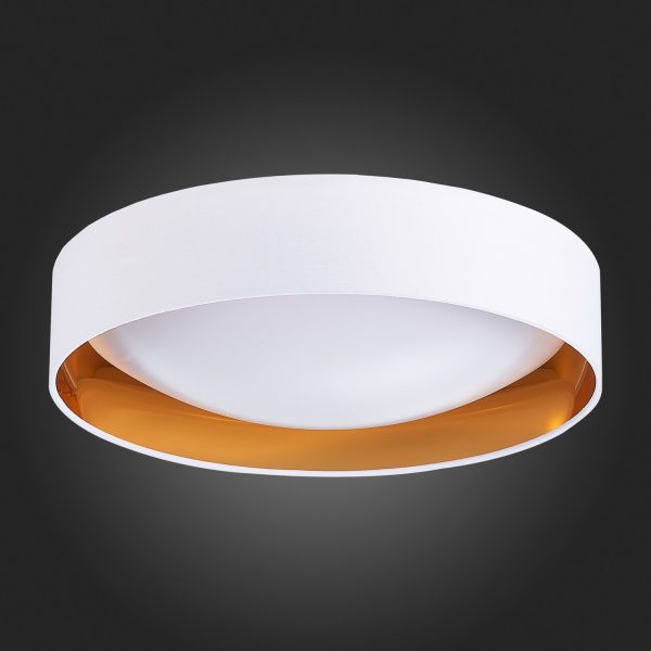 SLE201122-01 Светильник потолочный Белый, Золотистый/Белый LED 1*24W 4000K ORBIO — изображение 5