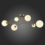 SLE2211-302-06 Светильник потолочный Латунь/Белый G9 LED 6*5W FANTINI — изображение 2