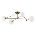 SLE2211-302-06 Светильник потолочный Латунь/Белый G9 LED 6*5W FANTINI — изображение 4