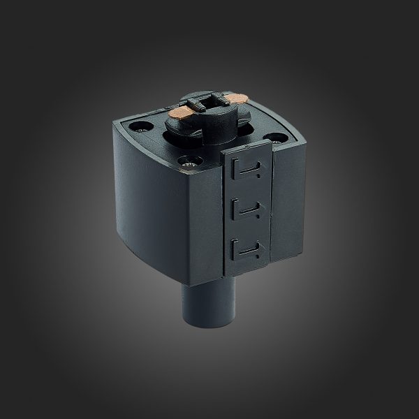 ST002.469.00 Адаптер питания для однофазного шинопровода ST-Luce Черный Однофазная трековая система — изображение 2