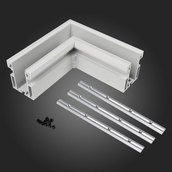 ST003.579.01 Угол-соединитель для профиля SKYLINE 48 с демпф. системой ST-Luce Белый SKYLINE 48 — изображение 2