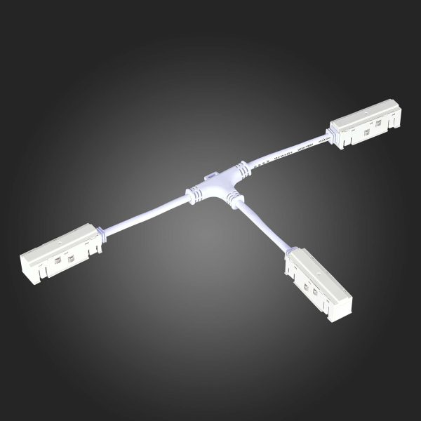 ST006.559.00 Ввод питания T-образный для магнитного шинопровода ST-Luce Белый SKYLINE 48 — изображение 2