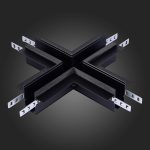 ST007.400.12 Коннектор X-образный для встраиваемого магнитного шинопровода под ГКЛ 12мм ST-Luce Черн SKYLINE 48 — изображение 2