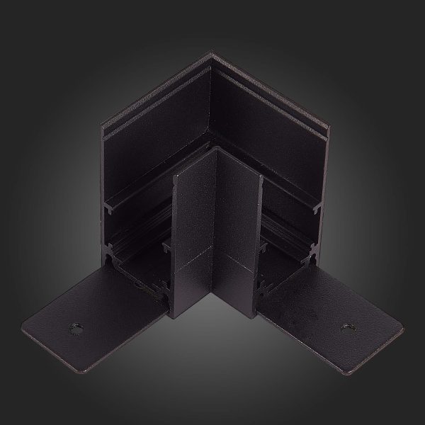 ST007.419.00 Угол-соединитель для подвесного / накладного магнитного шинопровода  ST-Luce Черный SKYLINE 48 — изображение 2