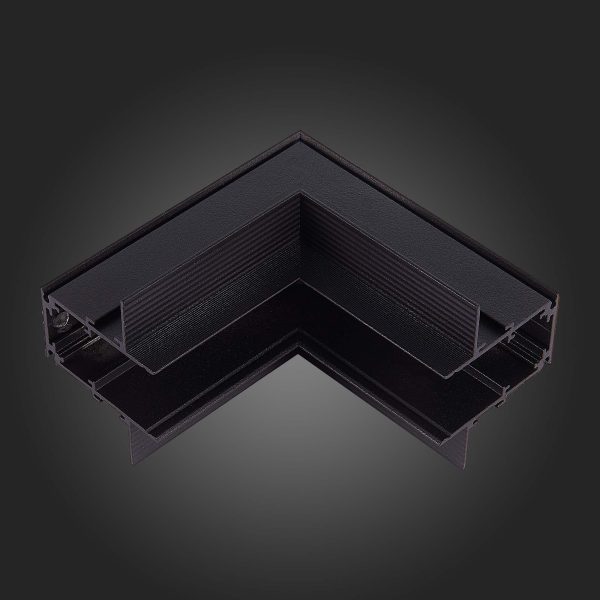 ST007.449.00 Внутренний угол-соединитель для встраиваемого магнитного шинопровода ST-Luce Черный SKYLINE 48 — изображение 2