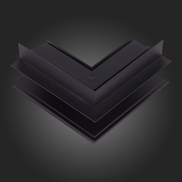 ST007.459.00 Внешний угол-соединитель для встраиваемого магнитного шинопровода ST-Luce Черный SKYLINE 48 — изображение 2