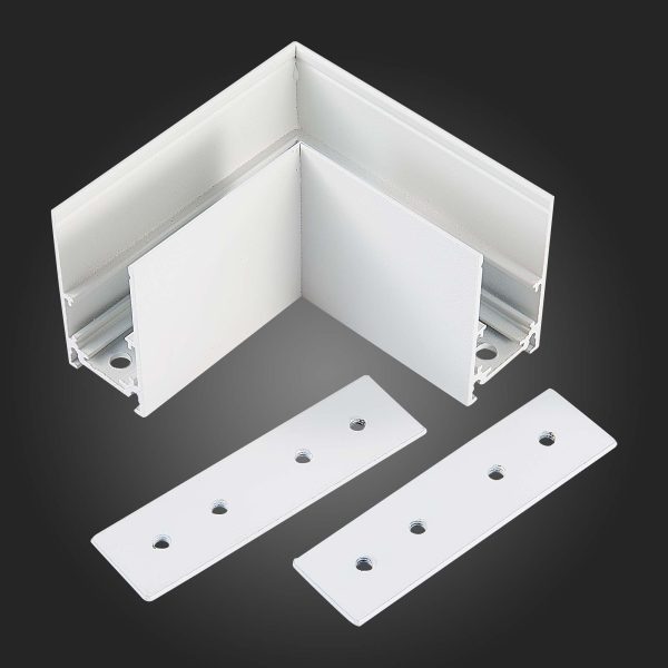 ST007.519.00 Угол-соединитель для подвесного / накладного магнитного шинопровода  ST-Luce Белый SKYLINE 48 — изображение 2