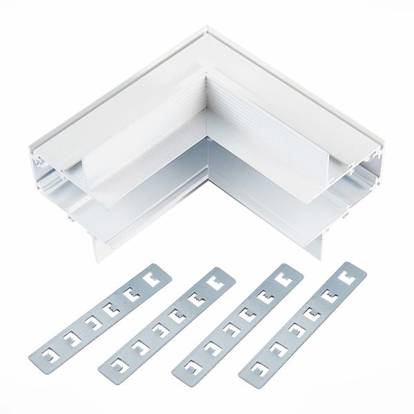 ST007.549.00 Внутренний угол-соединитель для встраиваемого магнитного шинопровода ST-Luce Белый SKYLINE 48 — изображение 3