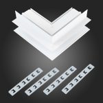 ST007.559.12 Внешний угол-соединитель для встраиваемого магнитного шинопровода под ГКЛ 12мм ST-Luce SKYLINE 48 — изображение 2