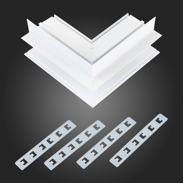 ST007.559.12 Внешний угол-соединитель для встраиваемого магнитного шинопровода под ГКЛ 12мм ST-Luce SKYLINE 48 — изображение 2