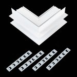 ST007.559.12 Внешний угол-соединитель для встраиваемого магнитного шинопровода под ГКЛ 12мм ST-Luce SKYLINE 48