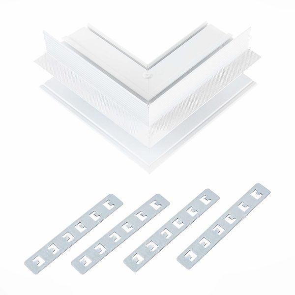 ST007.559.12 Внешний угол-соединитель для встраиваемого магнитного шинопровода под ГКЛ 12мм ST-Luce SKYLINE 48 — изображение 3