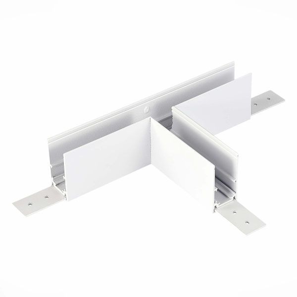 ST007.579.00 Коннектор T-образный для подвесного / накладного магнитного  шинопровода ST-Luce Белый SKYLINE 48 — изображение 3