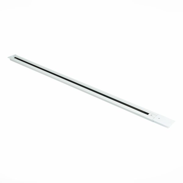 st012.519.01-shinoprovod-odnofaznyj-vstraivaemyj-st-luce-belyj-zhily-chernye-odnofaznaja-trekovaja-sistema-2 ST012.519.01 Шинопровод однофазный встраиваемый ST-Luce Белый, жилы черные Однофазная трековая система — изображение 3