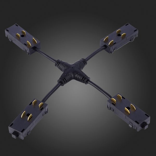 ST015.422.20 X- образный коннектор Skyline 220 ST-Luce Черный SKYLINE 220 — изображение 2