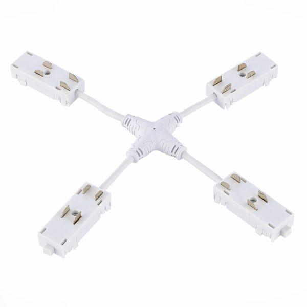 ST015.522.20 X- образный коннектор Skyline 220 ST-Luce Белый SKYLINE 220 — изображение 3