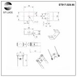 ST017.029.06 Монтажная скоба для ST017.129.06 ST-Luce Серебристый Светодиодные ленты — изображение 4