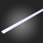 ST017.129.08 Накладной алюминиевый профиль с рассеивателем(к-т: 2 загл.+4 креп.Скобы) ST-Luce Алюмин Светодиодные ленты — изображение 2